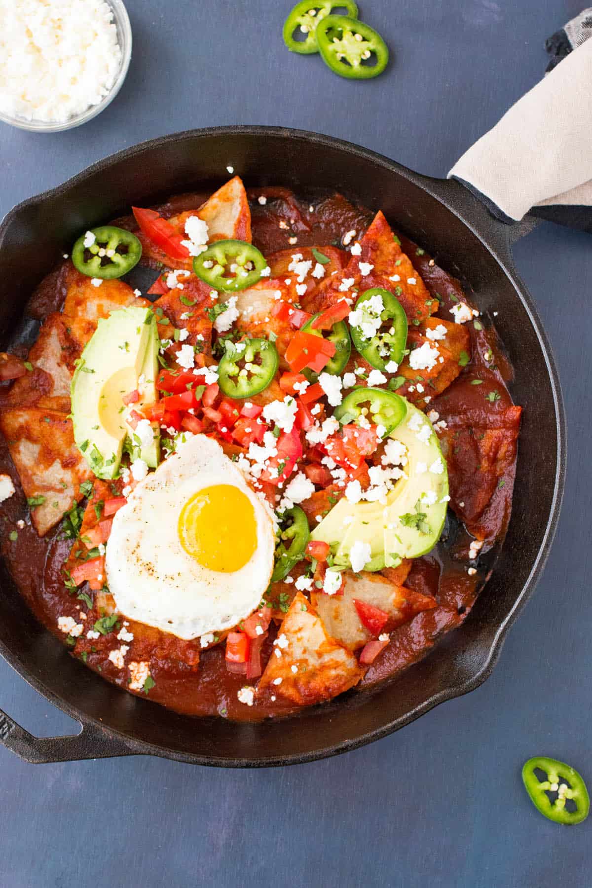 Chilaquiles Rojos with Ancho Chili Sauce - Recipe - Chili Pepper Madness