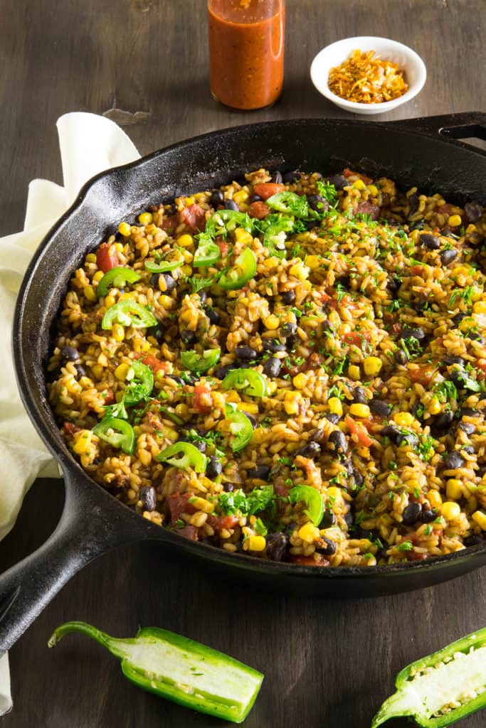 Mexican Rice Recipe with Chorizo and Black Beans - Chili Pepper Madness