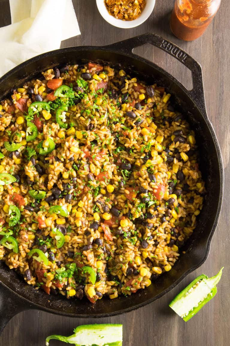 Mexican Rice Recipe with Chorizo and Black Beans - Chili Pepper Madness