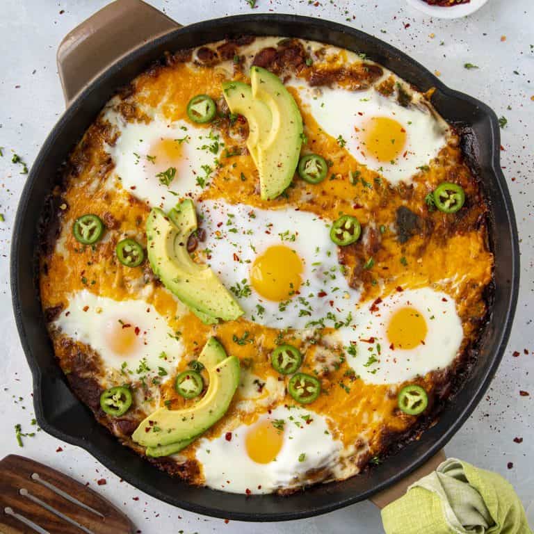 Huevos Rancheros Casserole - Chili Pepper Madness