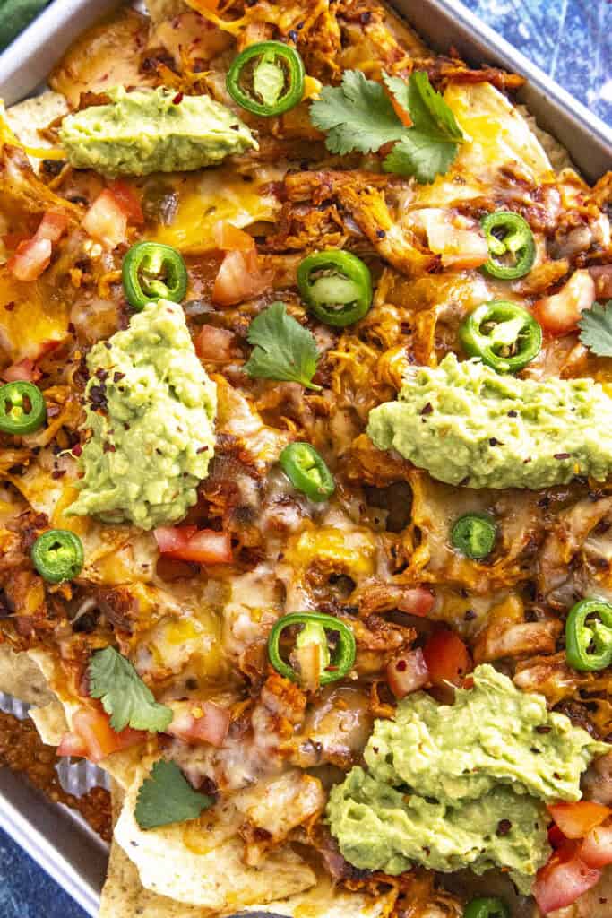 Chicken Nachos Recipe - Chili Pepper Madness