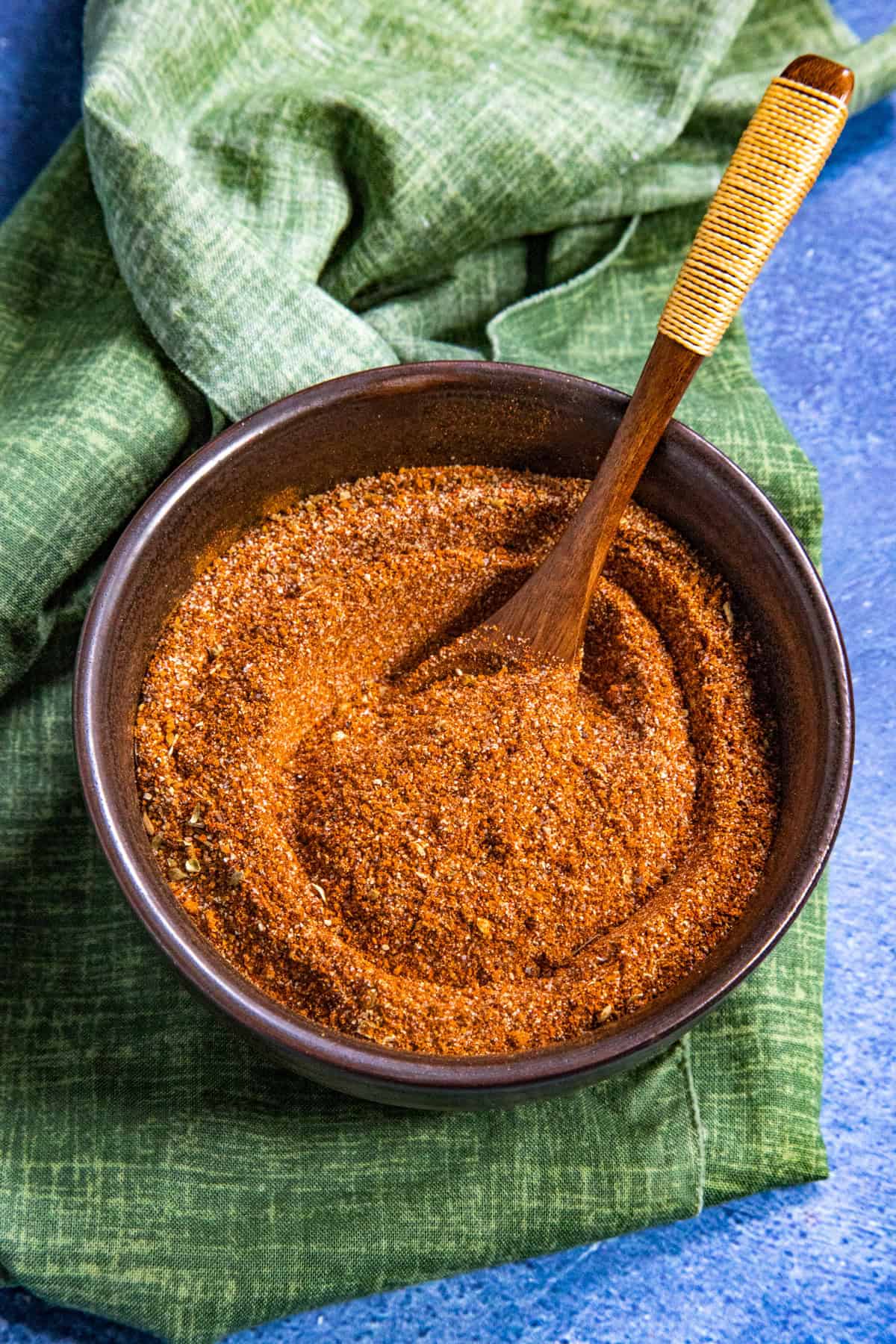Mike's chicken wing dry rub in a bowl, ready for making chicken wings