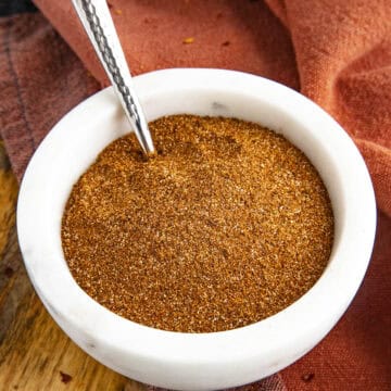 Homemade Chili Powder in a bowl, ready for making chili