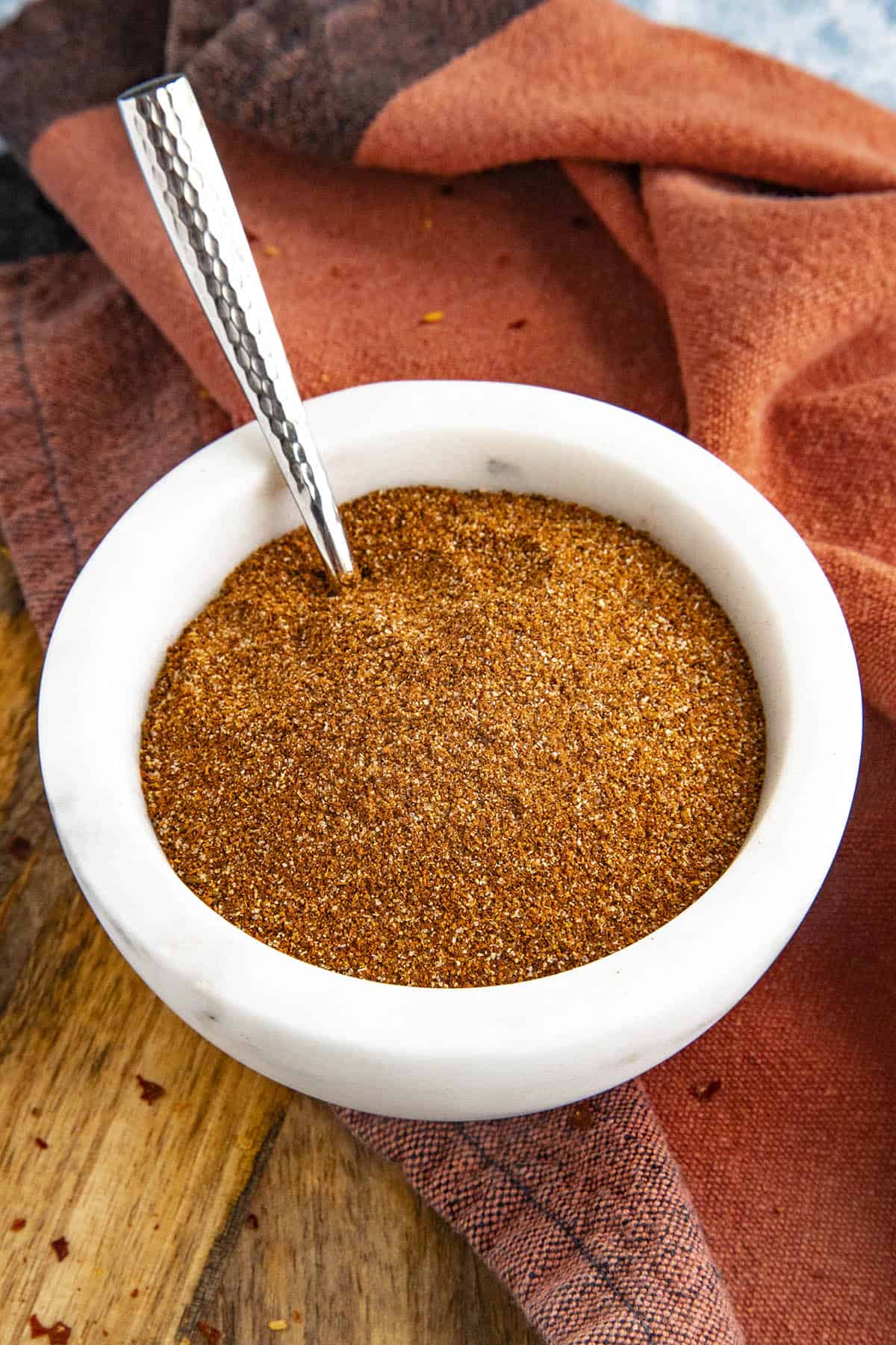 Homemade Chili Powder in a bowl, ready for making chili